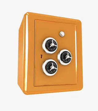 保险箱上的三个密码锁免抠