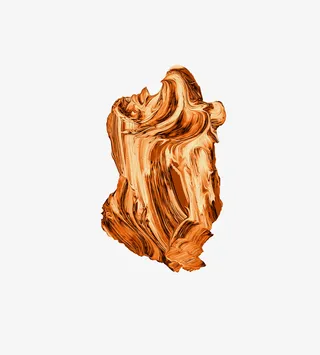 高端油状红棕色色块免抠