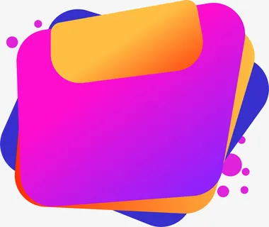 紫色时尚电标签免抠