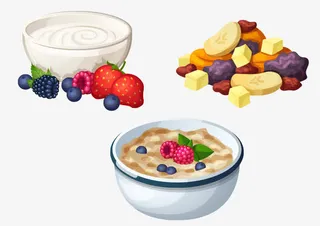 卡通美食早餐免抠