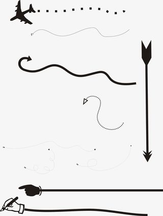 各种各样箭头免抠