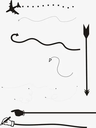 各种各样箭头免抠