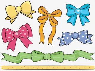 蝴蝶结头带免抠