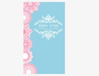 扁平化 背景装饰图案 花纹 淡