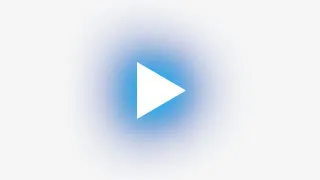 蓝色光晕视频播放暂定键免抠