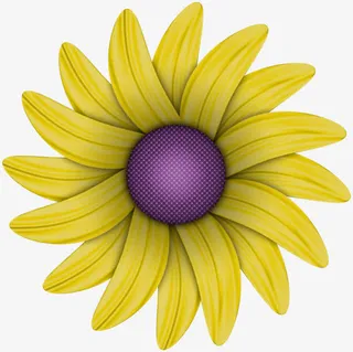 卡通手绘向日癸免抠