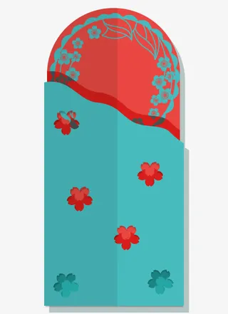 矢量欧式装饰红包免抠