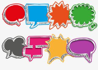 矢量绘画信息展示框免抠