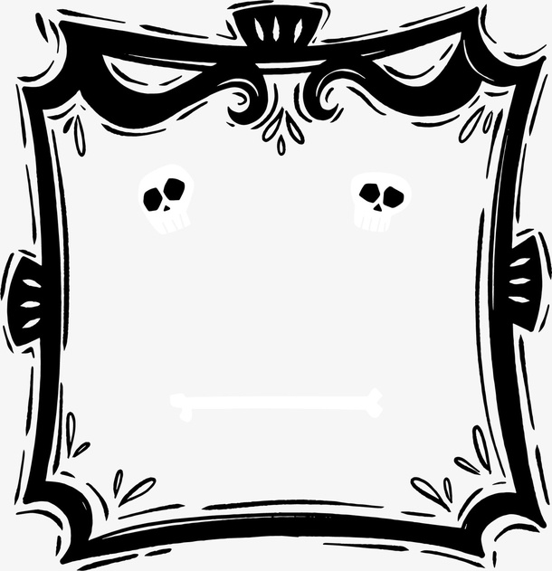 万圣节边框免抠