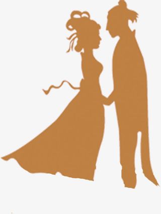 牛郎织女黄色背景