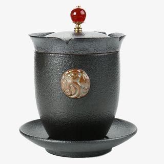 单人泡茶茶杯免抠