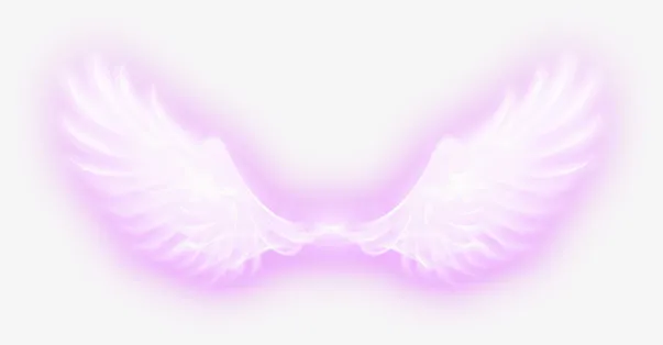 紫色梦幻翅膀免抠