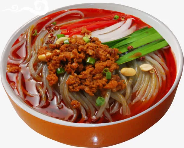 酸辣粉牛肉粉面免抠