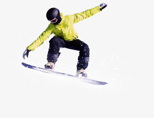 滑着雪的人免抠