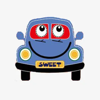 汽车的笑脸免抠