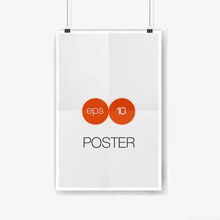 纸张标志牌广告牌免抠