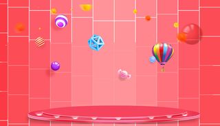 粉色淘宝活动海报双十一高清