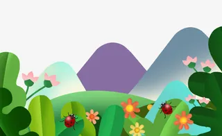 春季踏青旅游海报设计免抠