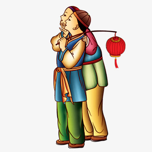 年货人物3免抠