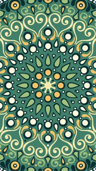 古典花纹花纹插画背景