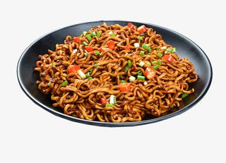 风味韩国炸酱面PNG免抠