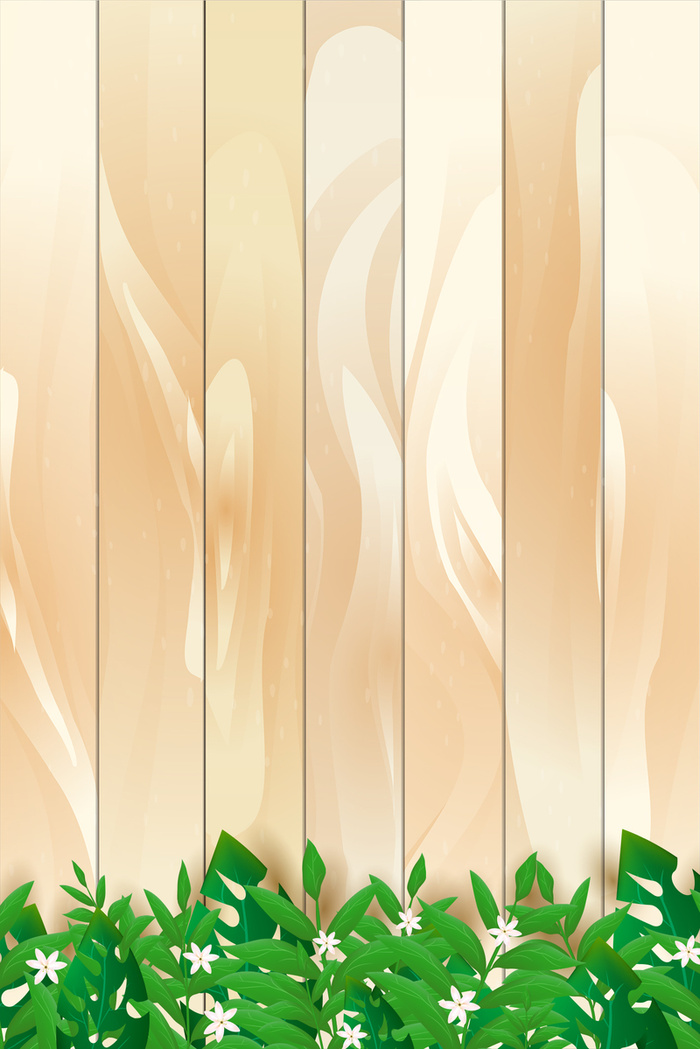 手绘水彩风花卉复古春天展板背景高清