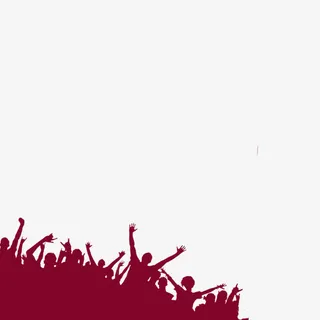 人群剪影元素免抠