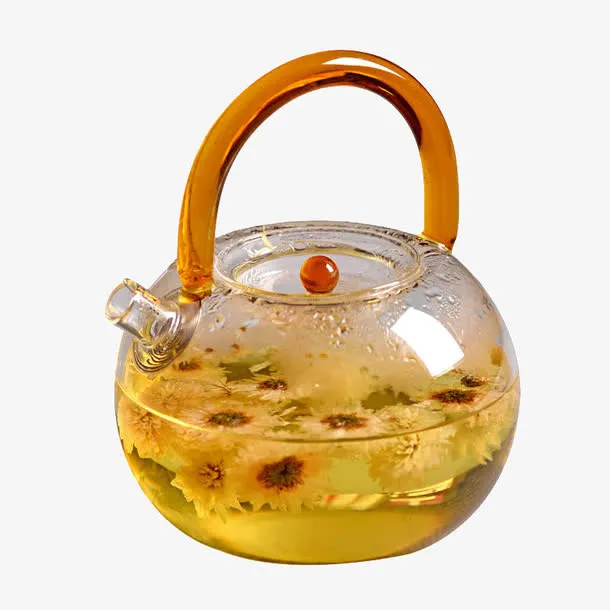 水壶煮茶壶花茶壶免抠