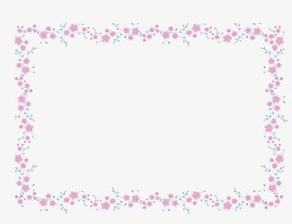 花朵简介边框免抠