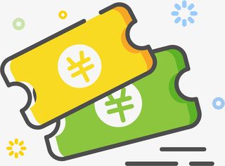 卡通优惠券免抠图免抠