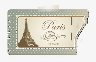 矢量卡通图案手撕旧纸张免抠