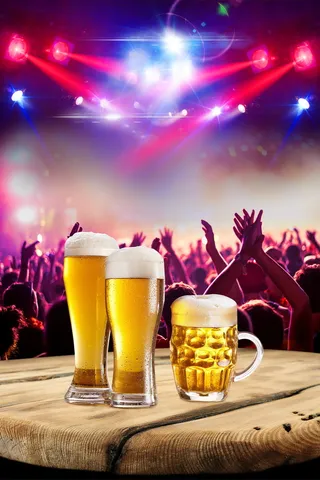 酒吧狂欢之夜派对海报背景高清