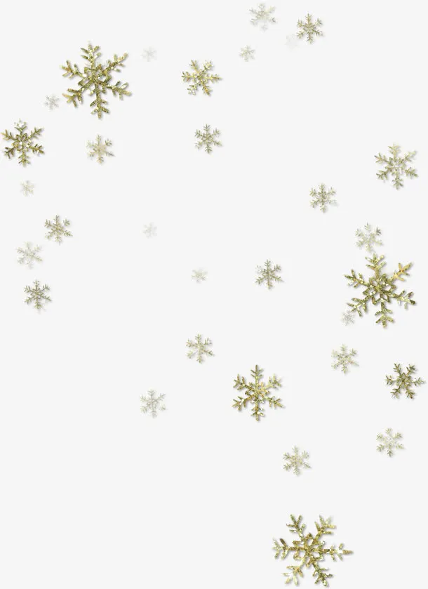 雪花免抠节日圣诞节元素