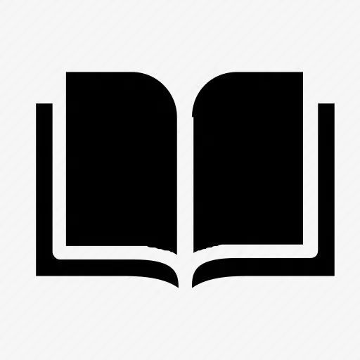书简笔，书本本子logo标签图标免抠