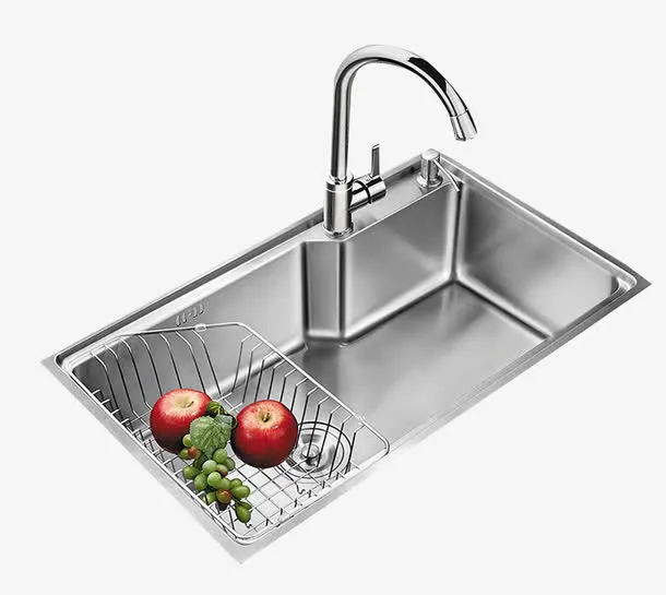 不锈钢洗菜台面素材免抠