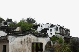 屹立不倒的古建筑免抠