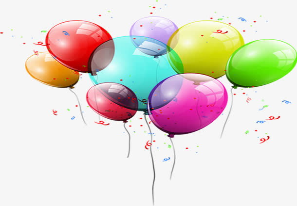 气球样式酒吧招聘海报免抠