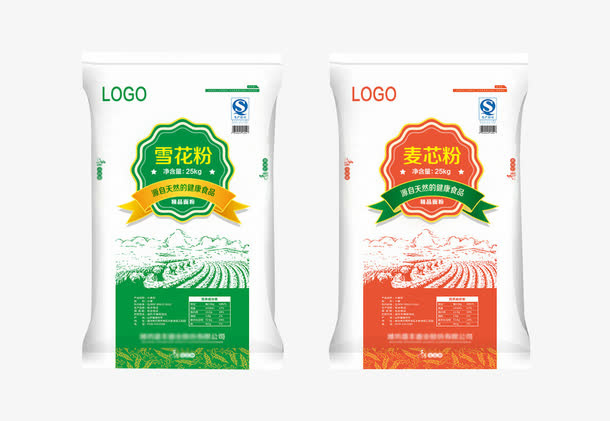 小麦包装袋免抠