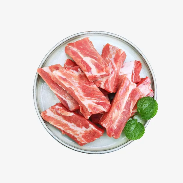 一碟新鲜骨头设计免抠