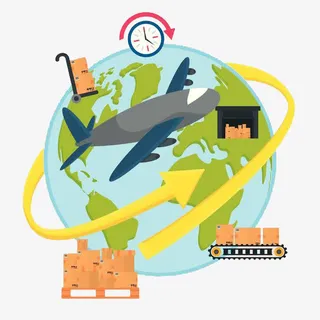 货品全球化的PNG免抠