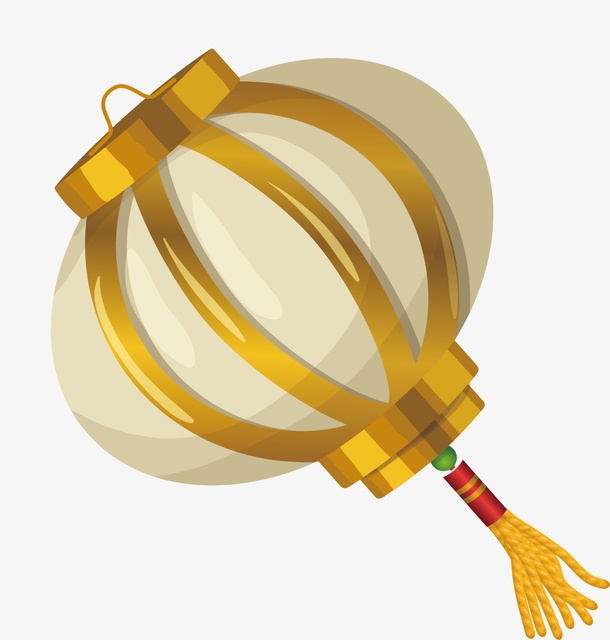 手绘精美灯笼照明配饰免抠