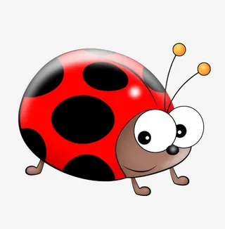 卡通七星瓢虫免抠