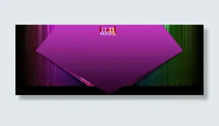 淘宝天猫双紫色背景