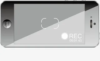 黑色苹果手机免抠