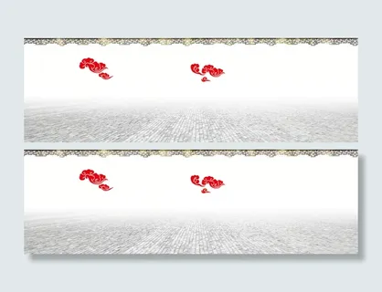 中国风背景促销banner高清