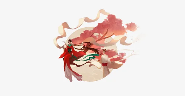 牛郎织女相会免抠