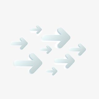 矢量白色向右箭头免抠