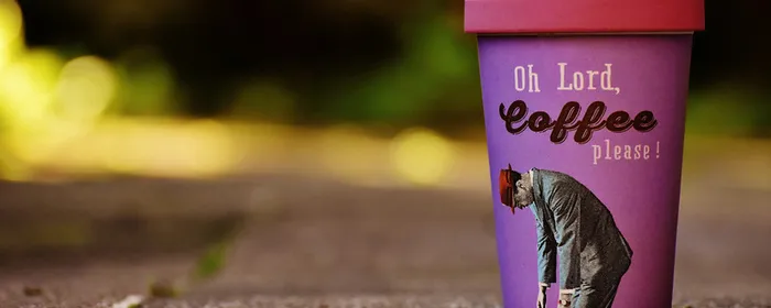 黄色渐变纸杯背景高清