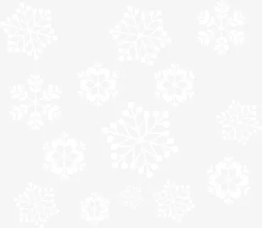 冬季纯洁白色雪花免抠