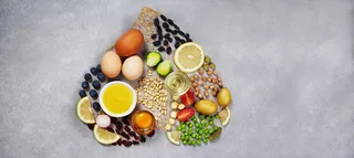 组合蔬菜水果创意清新吃货banner高清